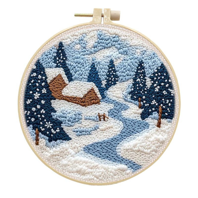 Snowy Cabin Dream
