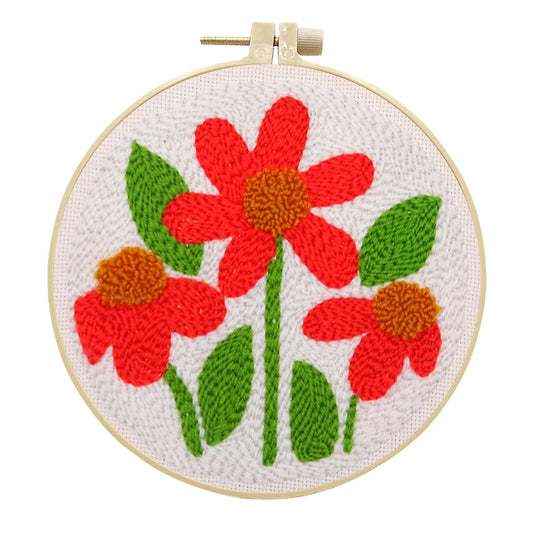 Scarlet Daisies