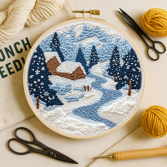 Snowy Cabin Dream
