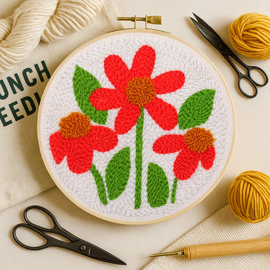 Scarlet Daisies