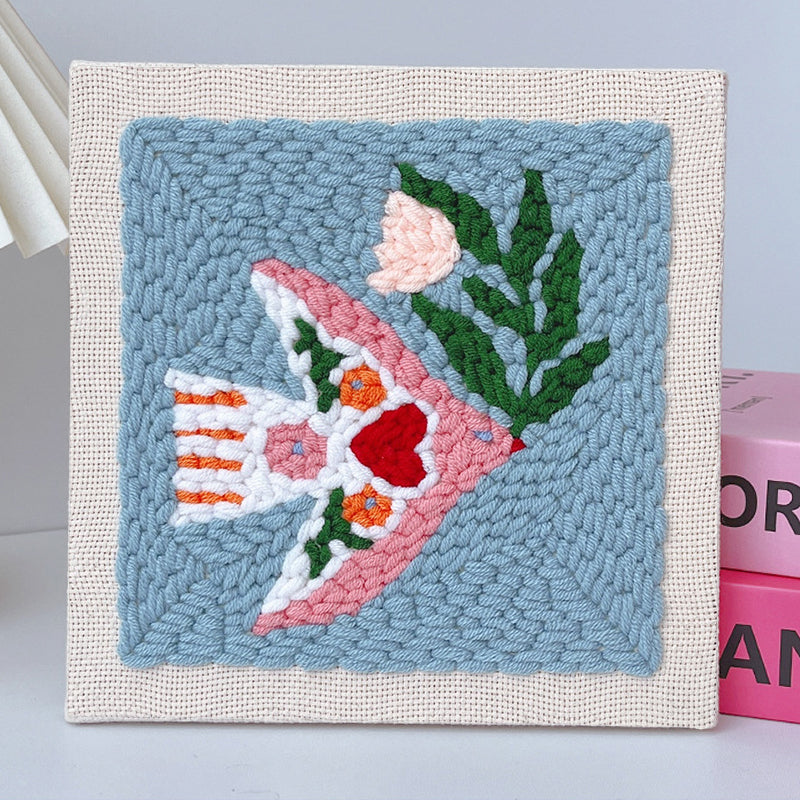 Peace Dove-Punch Needle Kit
