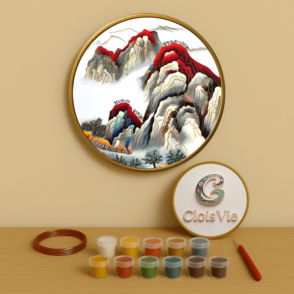 Gipfel und Berge - Cloisonné Kit