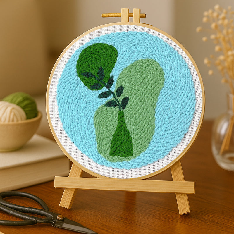 Flowing Green Vase