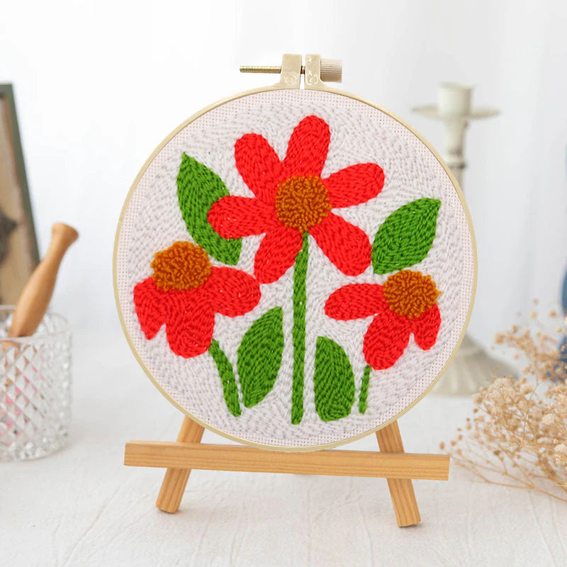 Scarlet Daisies