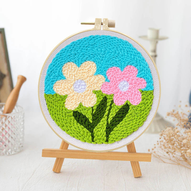 Meadow Daisies-Punch Needle Kit
