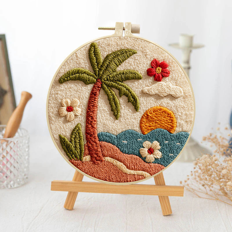 Tropic Sunset-Punch Needle Kit