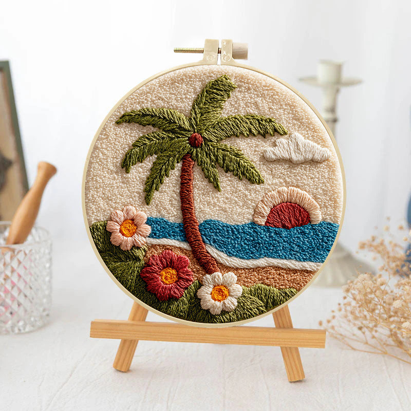 Island Sunset-Punch Needle Kit