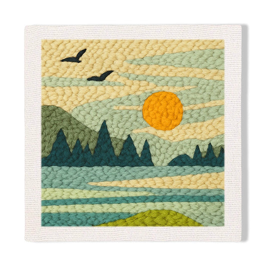 Mountain Sunrise Lake