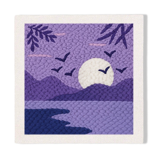 Purple Moon Landscape