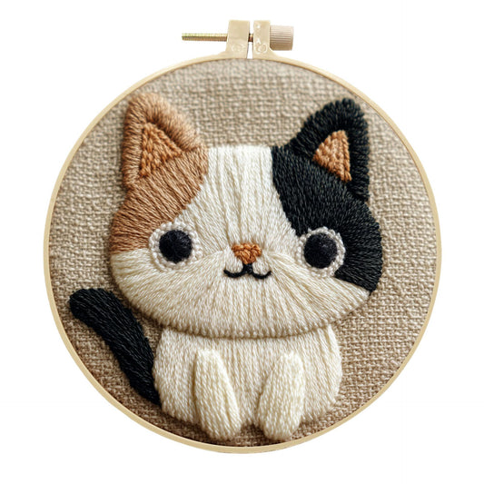 Lucky Calico-Punch Needle Kit