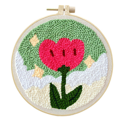 Spring Heart Tulip-Punch Needle Kit
