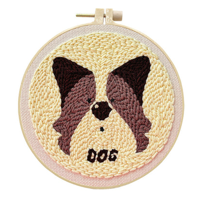 Sheltie Smile-Punch Needle Kit