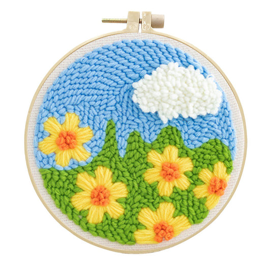 Daisy Meadow-Punch Needle Kit
