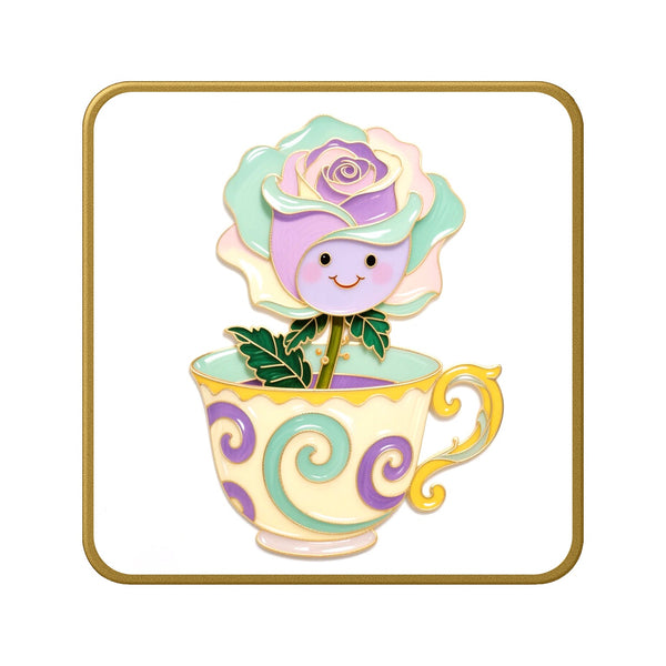 Teetassen-Rose - Cloisonné Kit