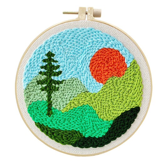 Sunrise Valley-Punch Needle Kit