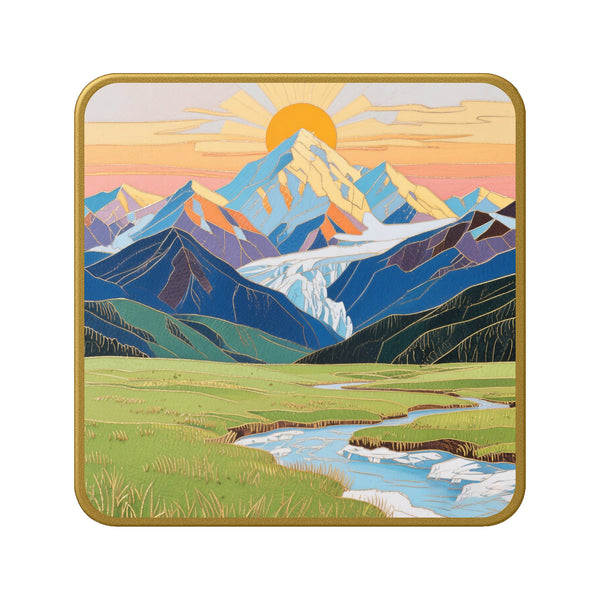 Sonnenaufgang auf dem Goldenen Berg – Cloisonné Kit