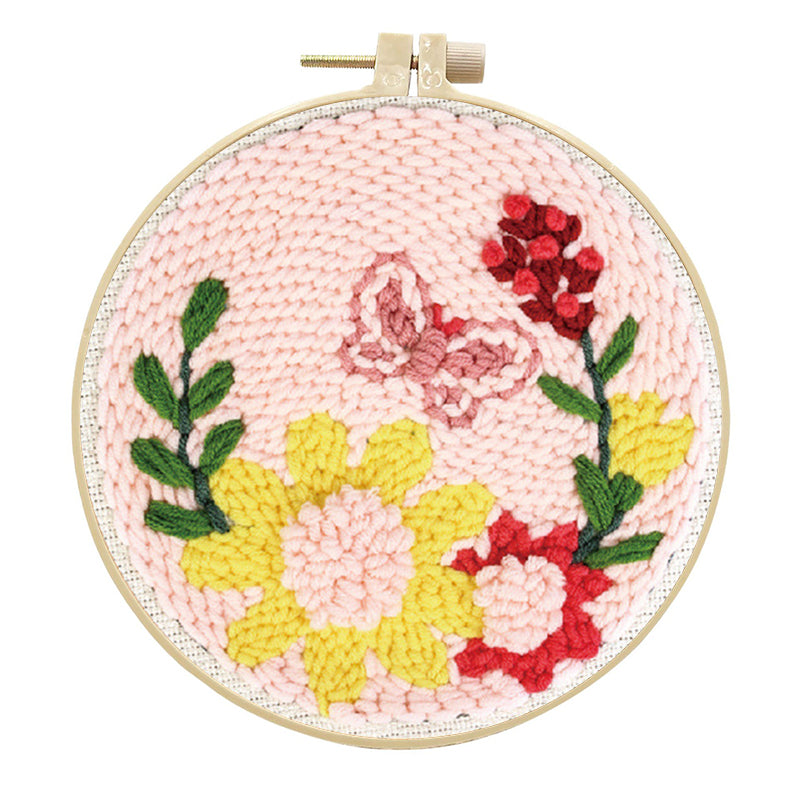 Butterfly Kiss -Punch Needle Kit