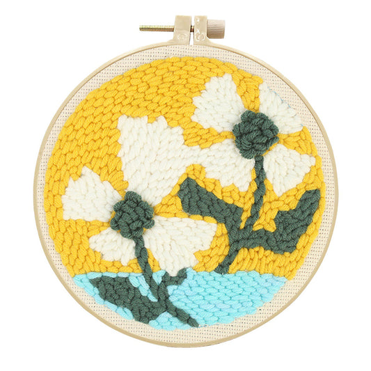 Blazing Petals-Punch Needle Kit