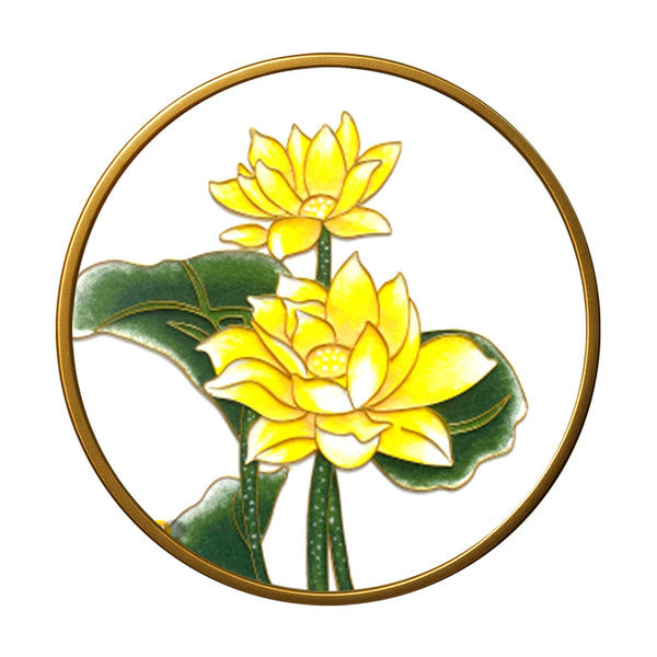 Goldene Lotusblume - Cloisonné Kit