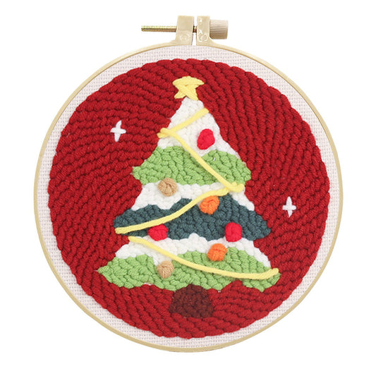 Twinkle Tree Hoop-Punch Needle Kit