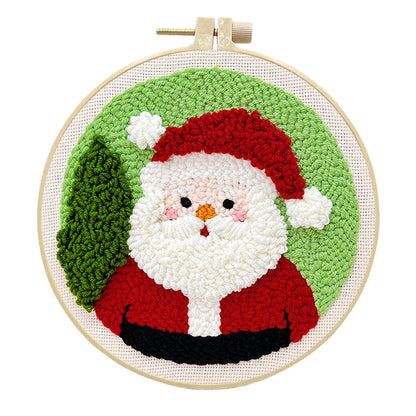 Santa Cheer-Punch Needle Kit