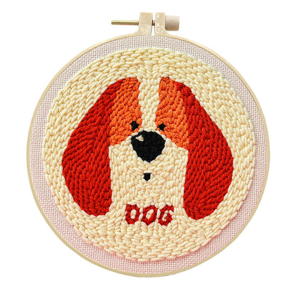 Spaniel Hug-Punch Needle Kit