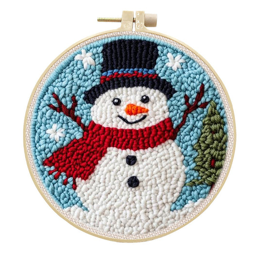 Frosty Cheer-Punch Needle Kit