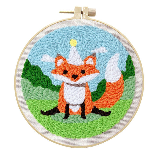 Party Fox-Punch Needle Kit