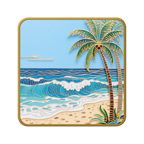 Palmen am Meer – Cloisonné Kit