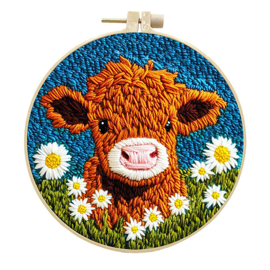 Meadow Calf-Punch Needle Kit