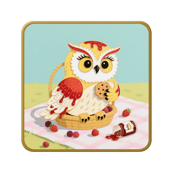 Keksessende Eule – Cloisonné Kit