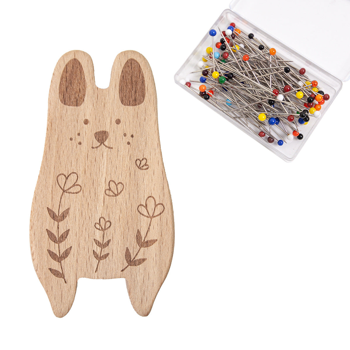 [Embroidery] Wooden Magnetic Needle Minder