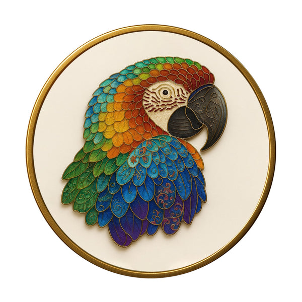 Regenbogenpapagei - Cloisonné Kit