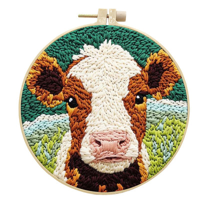 Pasture Calm Cow-Punch Needle Kit