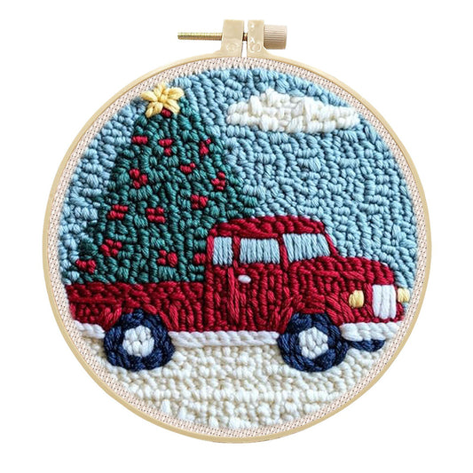 Holiday Homecoming-Punch Needle Kit
