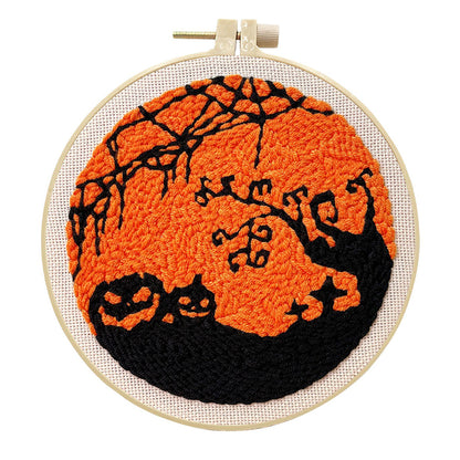 Haunted Night -Punch Needle Kit