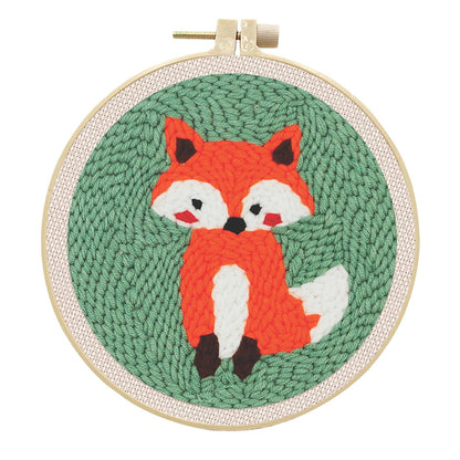 Cozy Fox-Punch Needle Kit