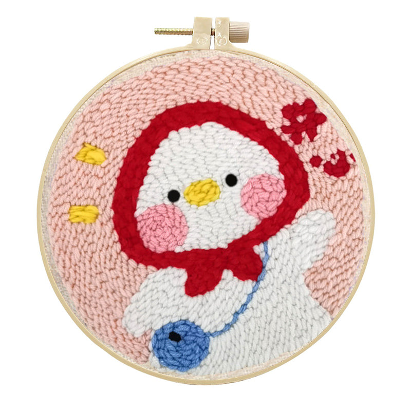 Red Hood Chick-Punch Needle Kit