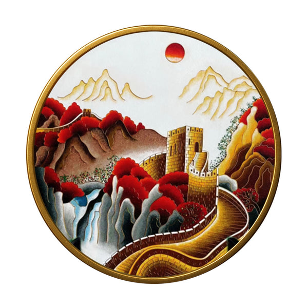 Chinesische Mauer in der Dämmerung - Cloisonné Kit