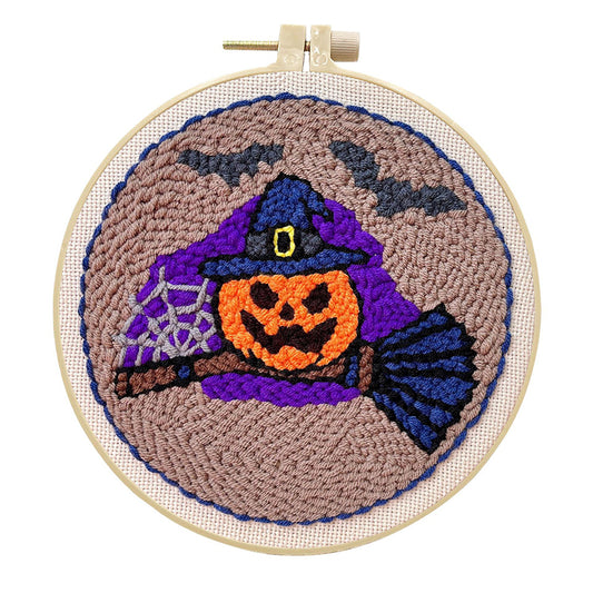 Spellbound Pumpkin -Punch Needle Kit