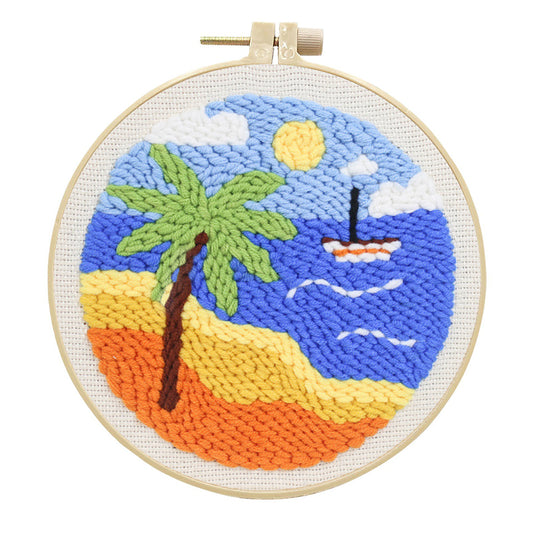 Sunlit Cove-Punch Needle Kit