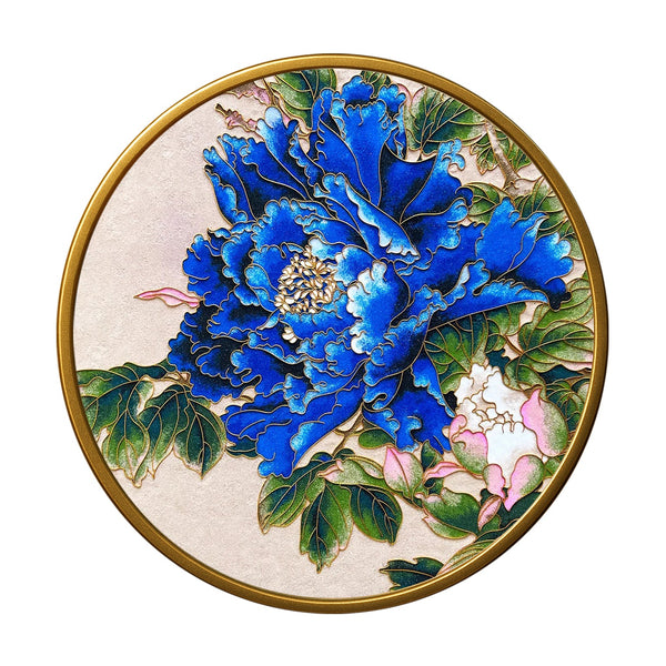 Blaue Pfingstrose – Cloisonné Kit