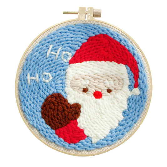 Ho Ho Santa-Punch Needle Kit