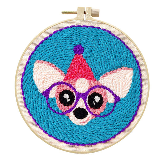 Party Pup -Punch Needle Kit