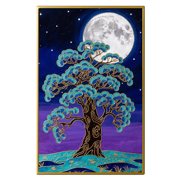 Bäume im Mondlicht – Cloisonné Kit