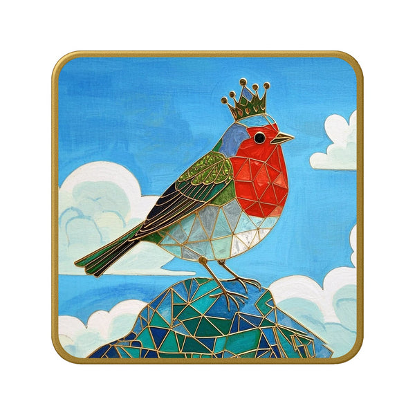Pixel-Rotkehlchen - Cloisonné Kit