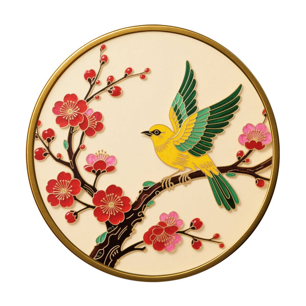 Gelber Vogel – Cloisonné Kit