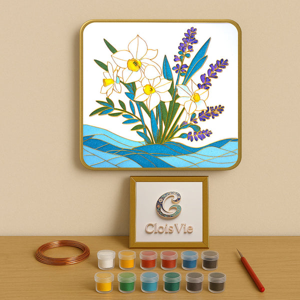Walisische Narzisse - Cloisonné Kit
