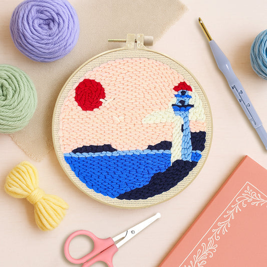Guiding Light at Dusk-Punch Needle Kit
