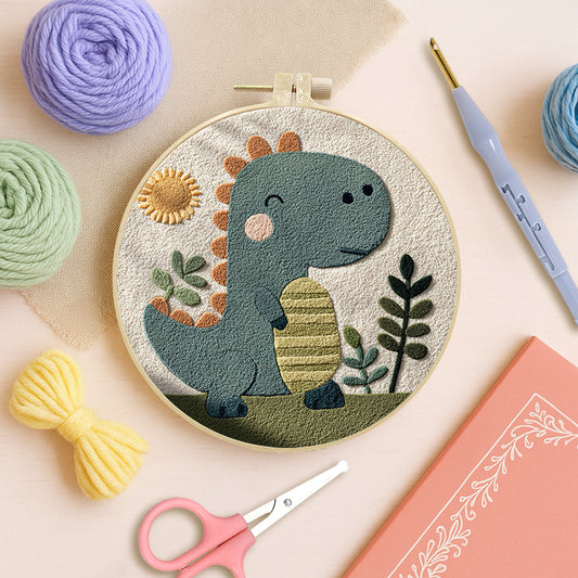 Sunny Dino-Punch Needle Kit